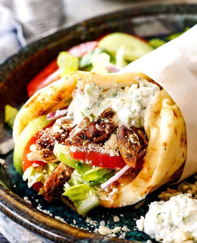 45) Grilled Chicken Gyro