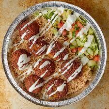 53) Falafel Over Rice