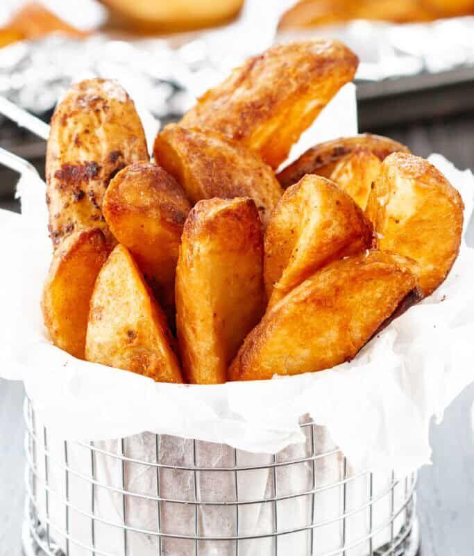 60) Potato Wedges